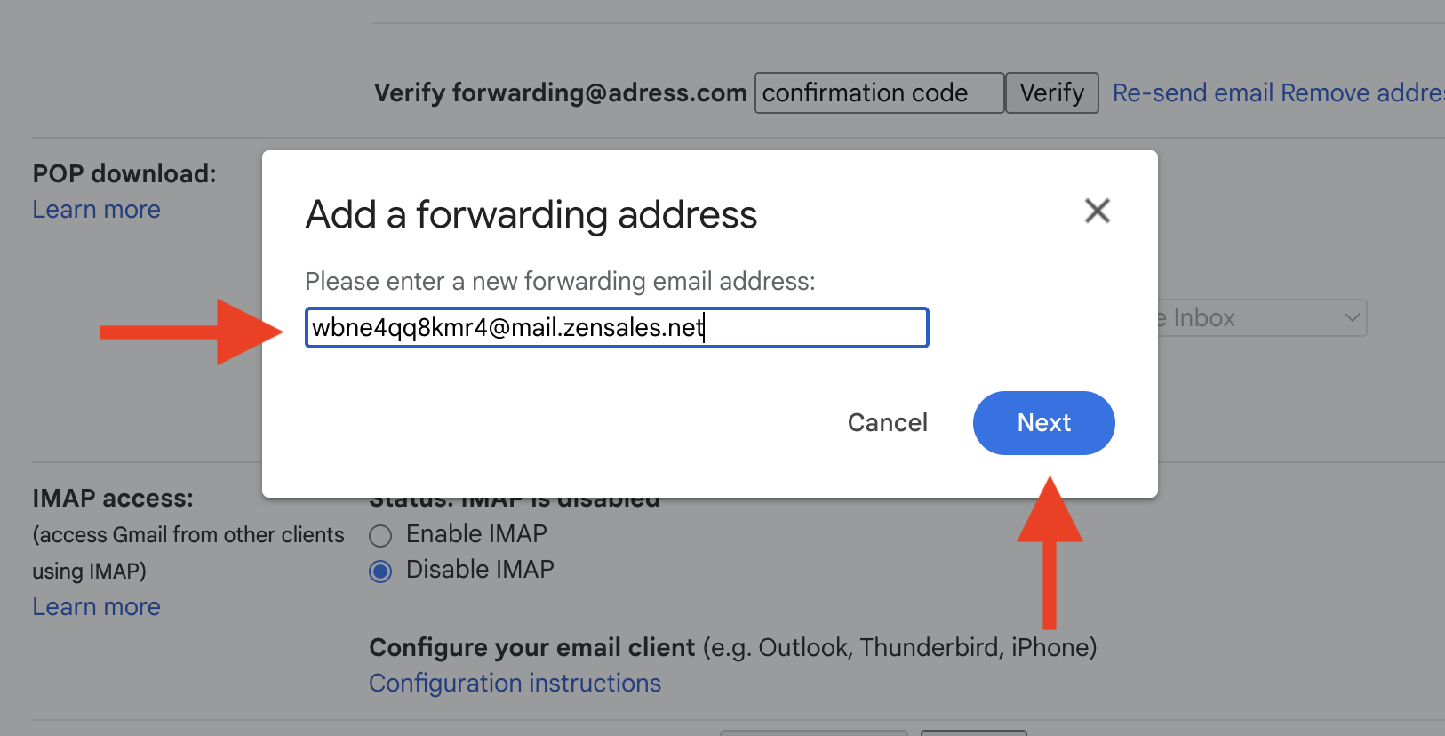 Square Email Forwarding with Gmail