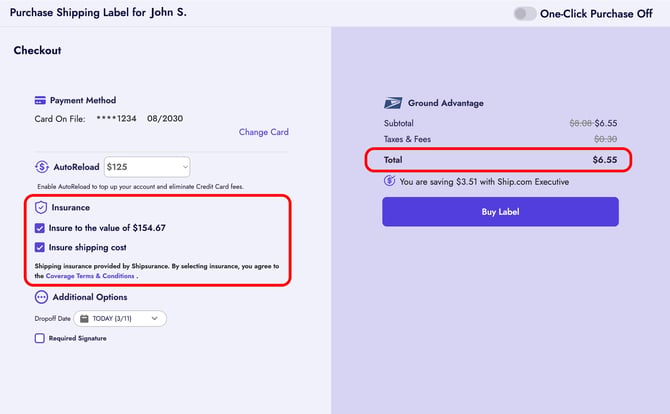 insurance circled